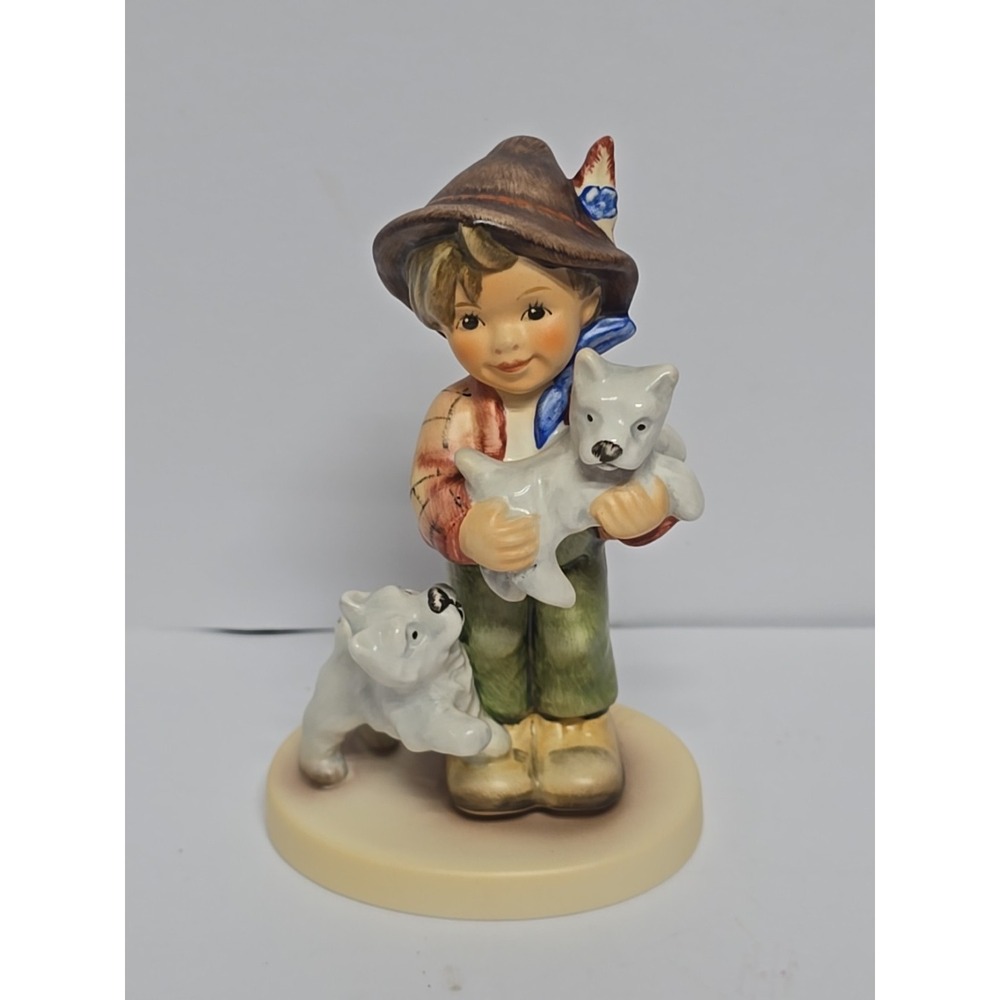 Hummel Figurine "FRISKY FRIENDS" HUM 2008 TMK7 Goebel‎ Germany 4.25 T MINT